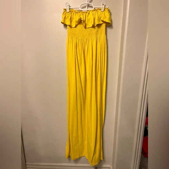 Yellow tube top maxi dress - Picture 1 of 1